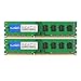 Price comparison product image TECMIYO 8GB Kit (2 X 4GB) PC3-10600U DDR3 1333MHZ DIMM DDR3-1333 UDIMM 2RX8 Dual Rank CL9 1.5V 240 Pin Unbuffered Non-ECC Udimm Desktop Memory RAM for Intel AMD System