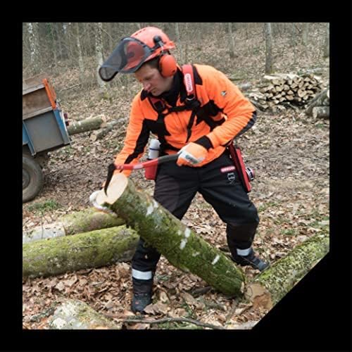 Oregon Yukon Pantalon de Protection pour Tronçonneuse Type A Classe 1 (20 m / s) pour Tronçonnage, Couleur Noir, Taille M (FR 42-44) - 2