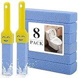 Détartrant efficace : le nettoyant pour toilettes en pierre ponce élimine efficacement le calcaire tenace pour les toilettes et les dépôts. Grâce à sa formule spéciale, il assure un nettoyage en profondeur des toilettes, des cuisines et des murs carrelés comme neufs.