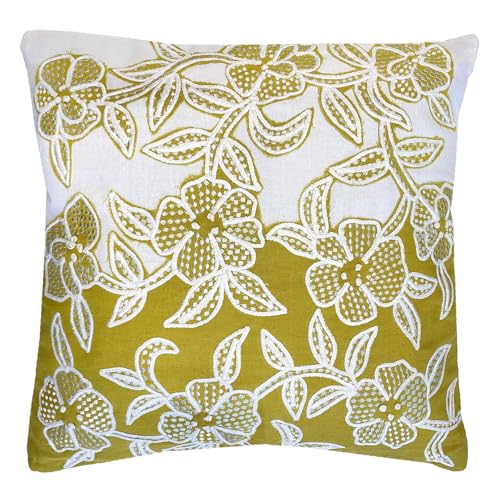 OrganicClub Decorative Pillow Home Decor Square Minimalist Modern Pillow for