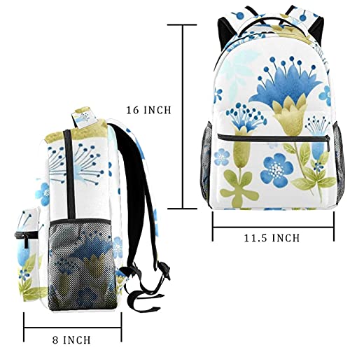 Sac à dos de voyage mignon avec pendentif fleurs style rétro
