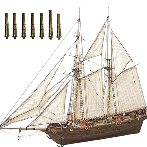 Facile da montare: è necessario assemblare questo modello di barca a vela da soli e accompagnare il bambino a completare il montaggio manuale, che può essere facilmente completato.