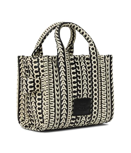 Bolso Marc Jacobs The Monogram cuero Mini negro/blanco miniatura 3