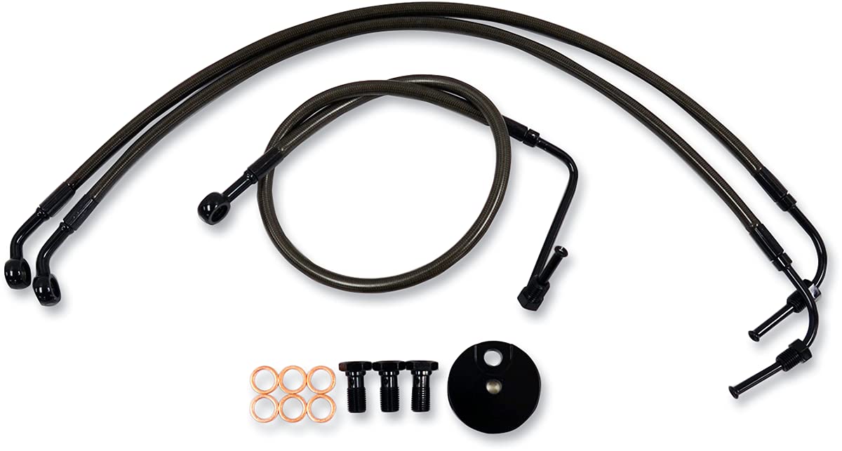 LA CHOPPERS LA-8011B16M Complete Handle Bar Cable/Brake Line Kit/Component Brakeline