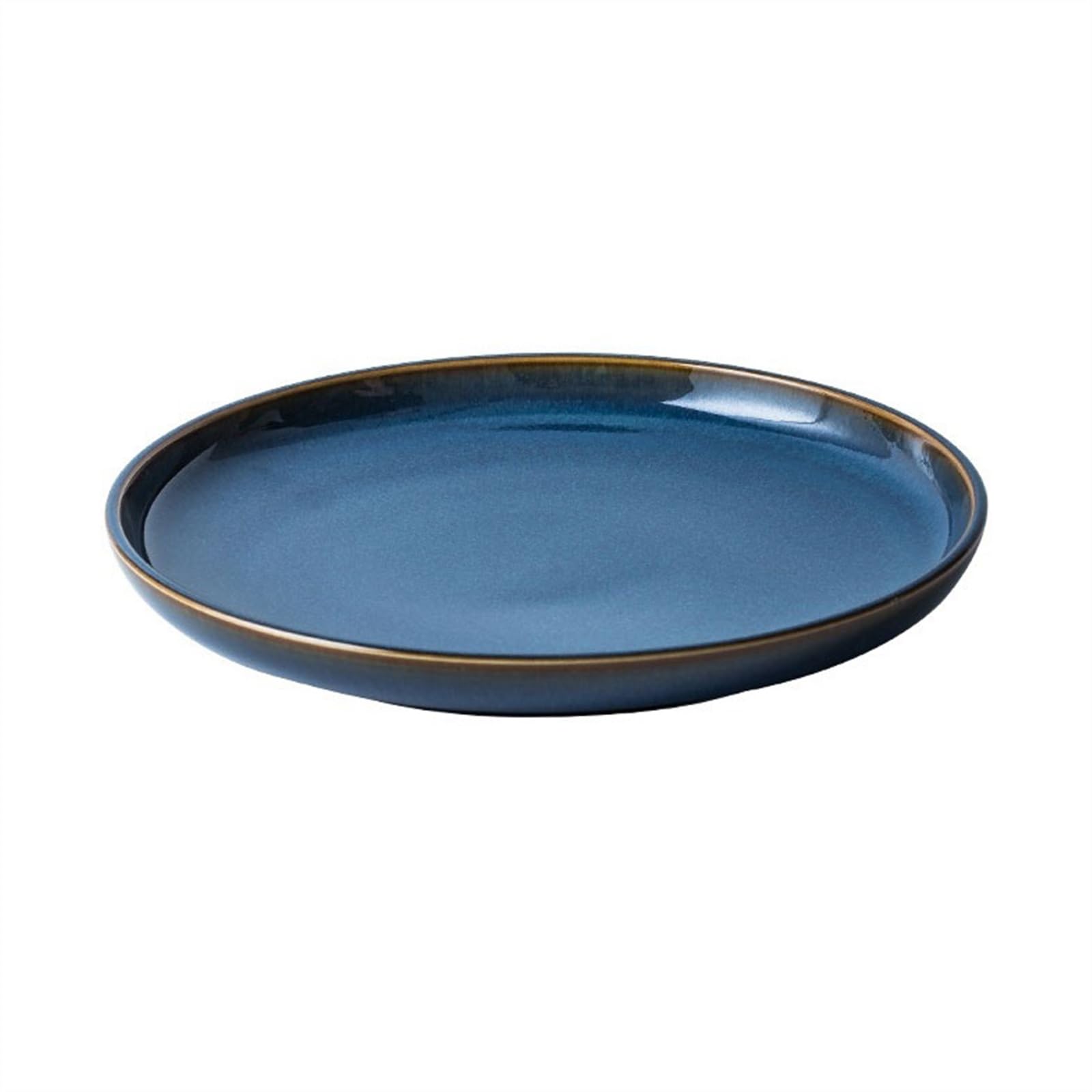 HPTHLY Plate Ceramic Plates Creative Tableware Personalized Hotel Restaurant Steak Plate Shallow Flat Plate Serving Dishes Dessert Plate (10.8 Inch)