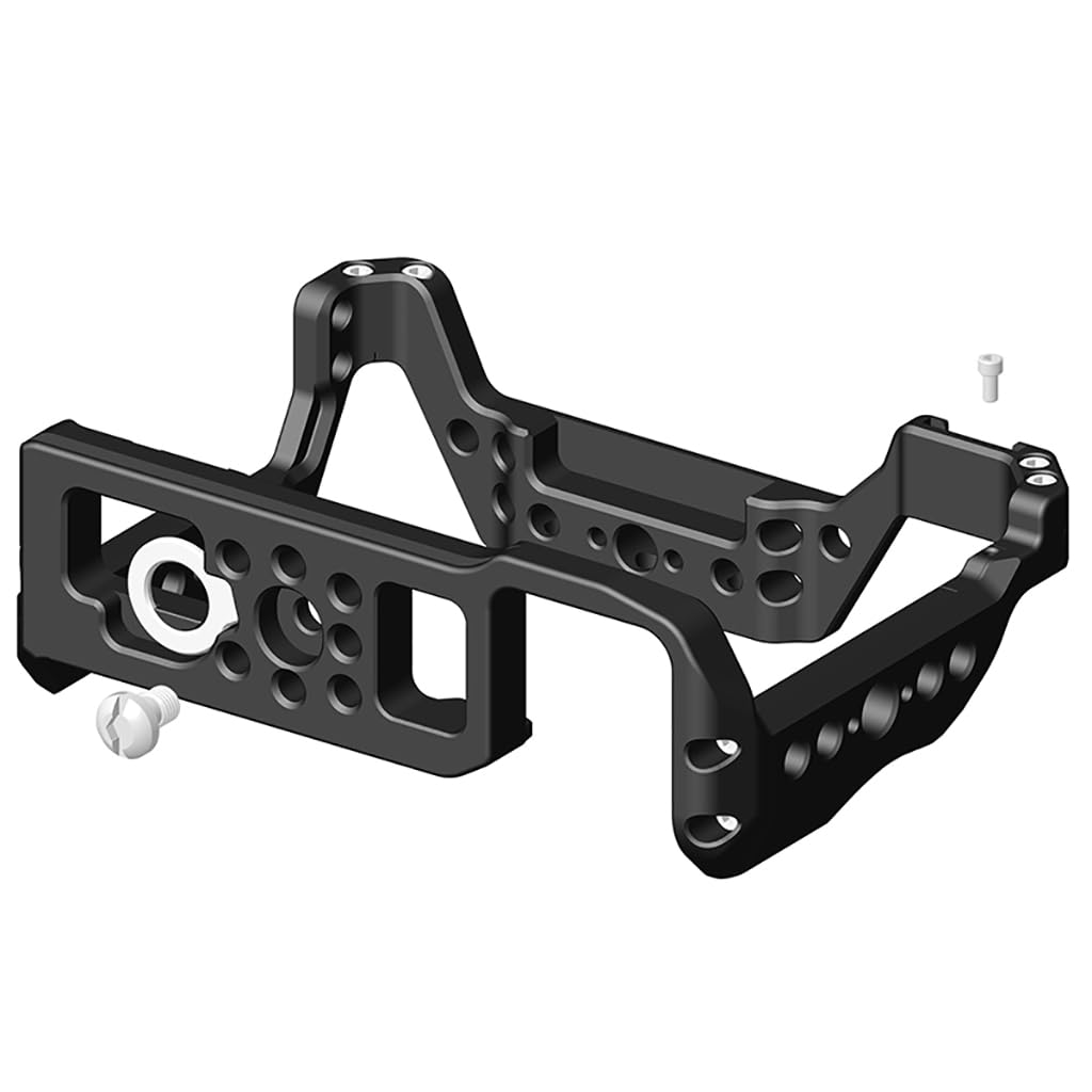 Klatka na aparat, stabilizator aparatu z gwintem 1/4''-20 i otworami pozycjonującymi 3/8''-16 kompatybilny z A7R2/A7S2, A74, A9 III/A1 II Series (kompatybilna z A7R2/A7S2)