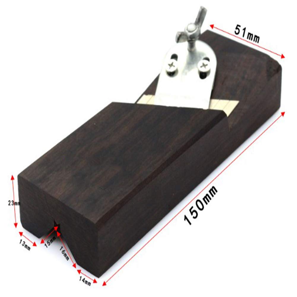 Mini Pialla A Blocchi Di Legno, Pialla A Mano Da Falegname Rasatura Del Legno Artigianato In Legno Pialla Per La Lavorazione Del Legno Dura Fai Da Te Utensili Manuali In Legno 15 Cm, Nero
