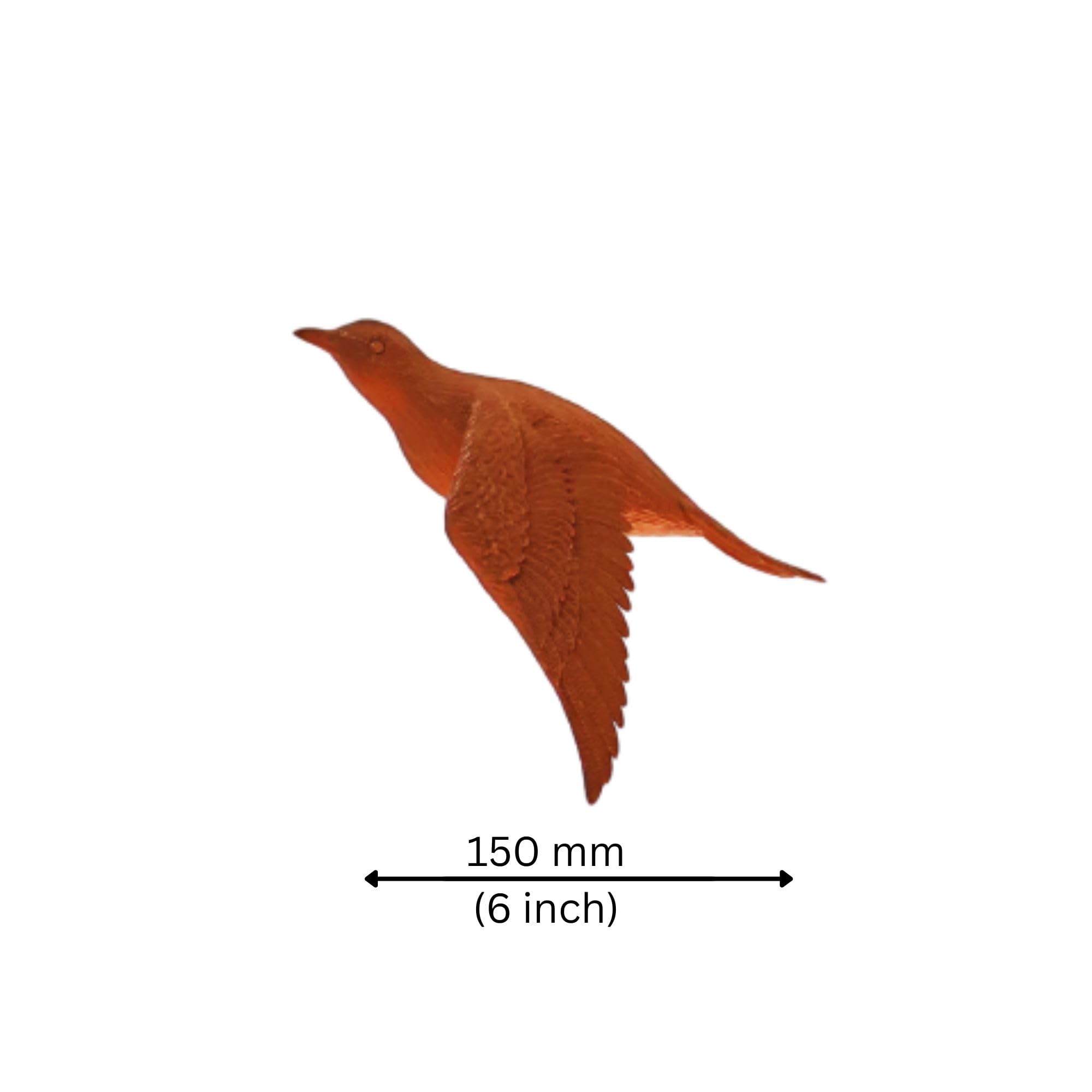QUANTUM LEGENDS Set of 3 Flying Birds 3D Wall Art | Wall Decor & Wall Hangings Birds Items for Living Room, Dining Room, Bird Set for Decorative Room, Hall, Office, Perfect for Bird Lovers (Brown) 1