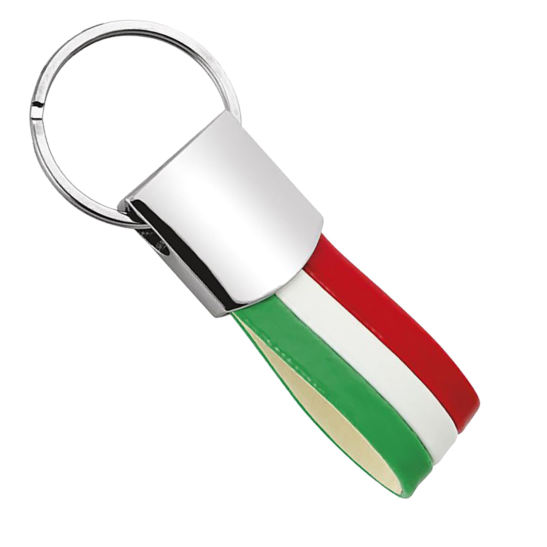 pubblimania Portachiavi in ecopelle elegante con anello. Utile per le chiavi di casa, auto, moto, scooter, cancello. Leggero e molto resistente