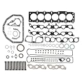 Domestic Gaskets DG-8614921755 Full Gasket Set Head Bolts Compatible With/Replacement For 98-05 Lexus GS300 SC300 IS300 3.0L DOHC 2JZGE