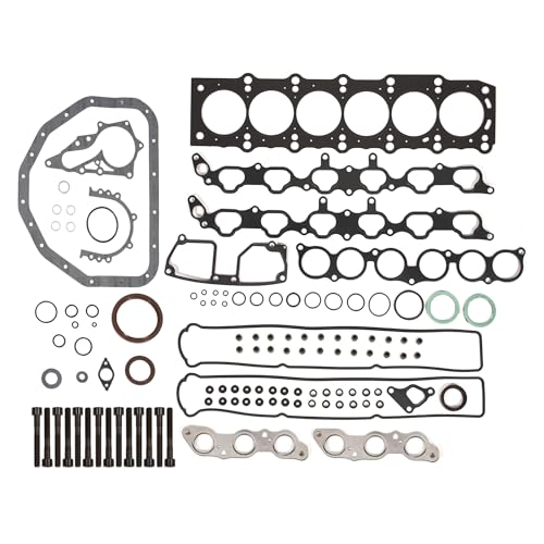 Domestic Gaskets DG-8614921755 Full Gasket Set Head Bolts Compatible With/Replacement For 98-05 Lexus GS300 SC300 IS300 3.0L DOHC 2JZGE