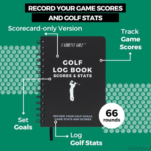 Carnet de notes de golf à spirale le cadeau idéal pour passionné de golf - 3