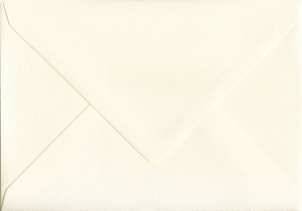 Pack of 100 Magnolia 114mm x 162mm Gummed 110gsm C6 (to fit A6) Cream Envelopes - GF Smith Accent Antique Paper