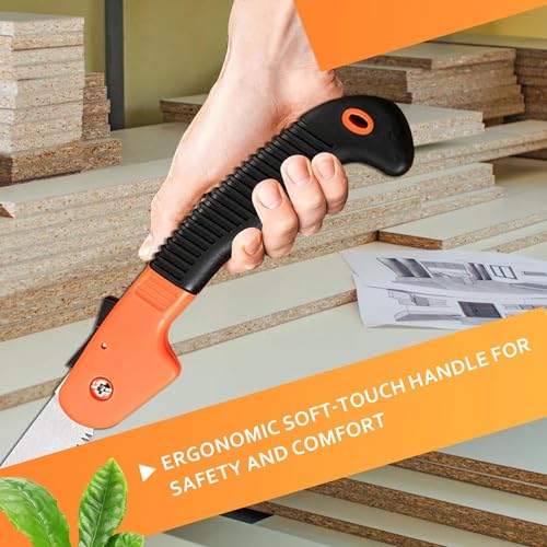 Klappbare Handsägen Klappsäge Klein Handklappsäge Mit rutschfestem Griff und Sicherheitsverriegelung