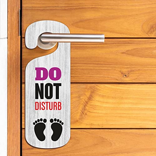 Image of KREEPO Do Not Disturb MDF Door Sign Hanger Size(24cm x 8.5cm) kr45