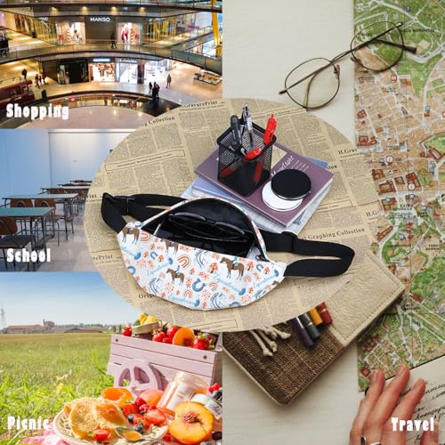 MNIGIU Equestrian Lover Gift Equestrian Crossbody Bag Horse Riding Gift Horse Trainer Gift Equestrian Bum Bag 7