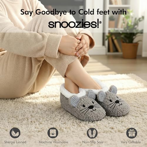 Image of Snoozies Barnyard Animal Slipper Socks for Women