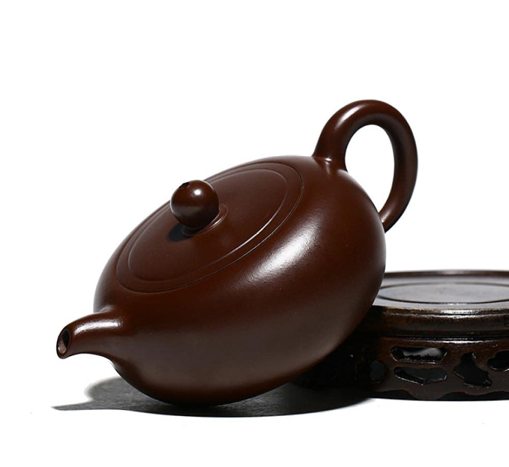 Czajniczek Zaparzacz Do Herbaty Czajniczek Ekspres Do Herbaty Fioletowy Clay Teapot Zisha Zestaw Herbaty Do Picia Fioletowy Clay Płaski Jade Handmade Herbata Płaski Jade Czajniczek