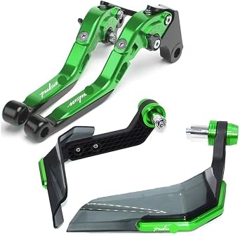 ذراع فرامل القابض للدراجات النارية القابلة للطي CNC Moto أذرع فرامل القابض القابلة للتعديل واقي واقي الزجاج الأمامي لـ Ba&jaj Pulsar 200 NS/200 RS