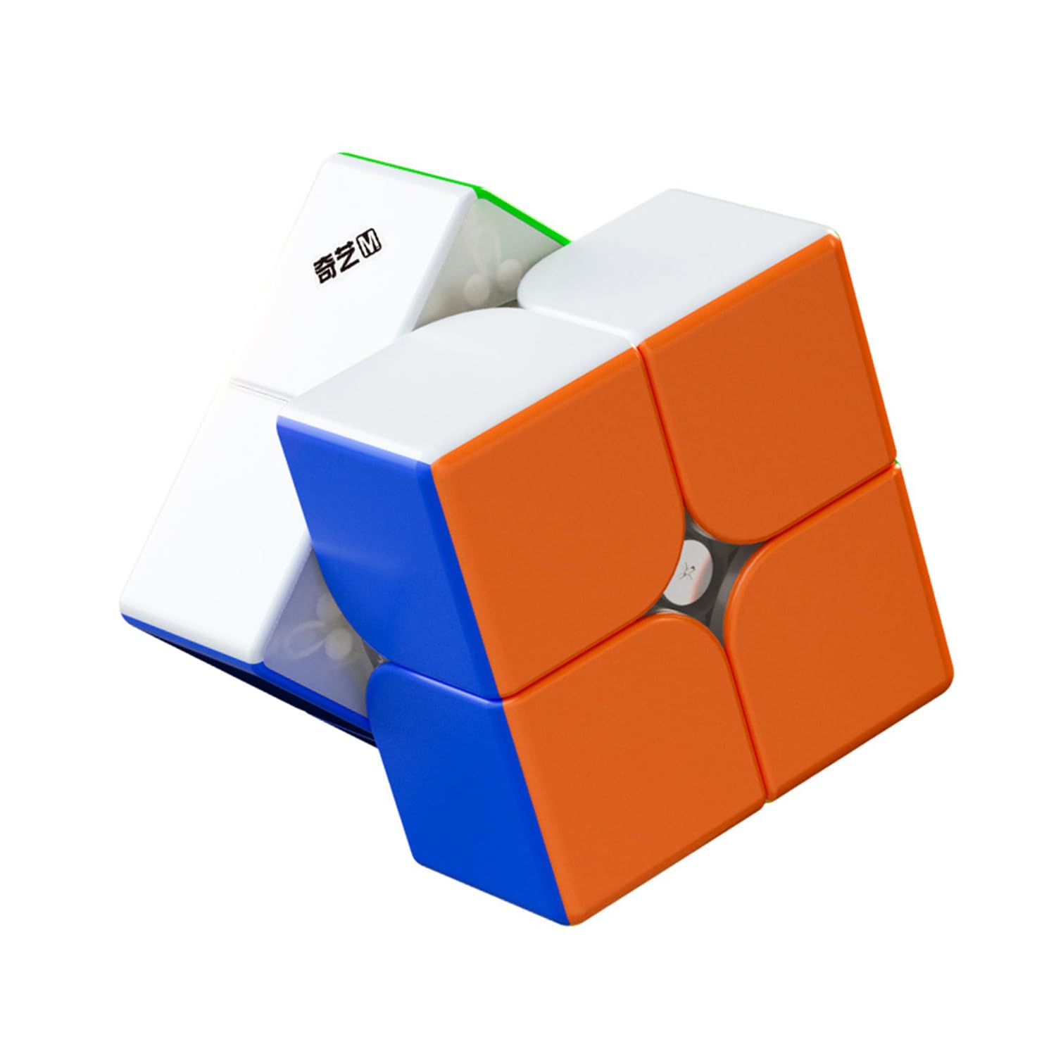 Speed Cube, QY MS 2x2 Magic Cube Fast Smooth Turning Stickerless Quicker 3D Puzzle Toys for Magic Cube Enthusiasts