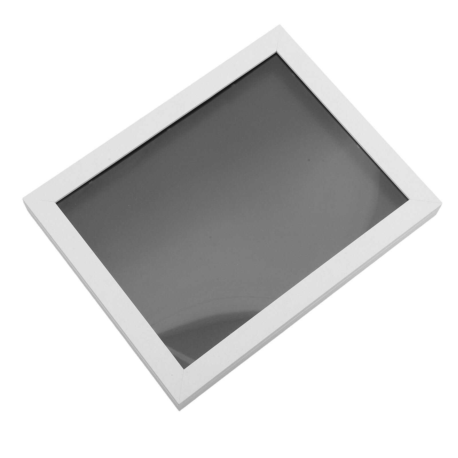 BESPORTBLE Cornice per Maglie Sportive 11x14 Pollici in Legno e Vetro Bianco con Opzioni Versatili di Esposizione per Casa e Ufficio con Tocco Artistico