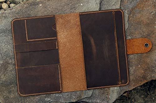 Miniatura 4 de Personalized leather cover with pen holder custom leather cover for large moleskine volant cahier journal notebook MA505NC1