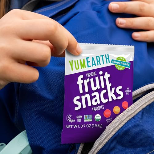 Image of YumEarth Organic Fruit Snacks Box, 0.7 Ounce (Pack of 10)
