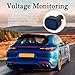 Car Cigarette Lighter Voltage Meter with LED Digital Display,Mini Car Voltage Meter for Monitoring Vehicle Battery Voltages Status,24V/12V Socket Voltmeter as Battery Voltages Meters