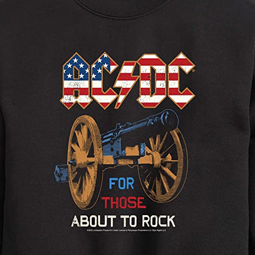 HYBRID APPAREL - ACDC - For Those About To Rock - Toddler And Youth Crewneck Fleece Sweatshirt3