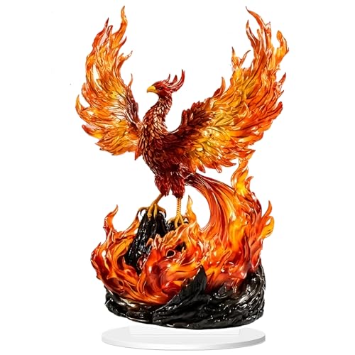 Shamoparty Feuer Phoenix Dekoration Feuer Phoenix Statue 2D Acryl Desktop Dekoration kreative Geschenke Feiertagsgeschenke Kunst Dekoration Stücke schöne Stücke