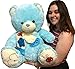 LOYFER Oso de Peluche cariñoso (Azul) 60cm. Regalo para el Dia de los Enamorados