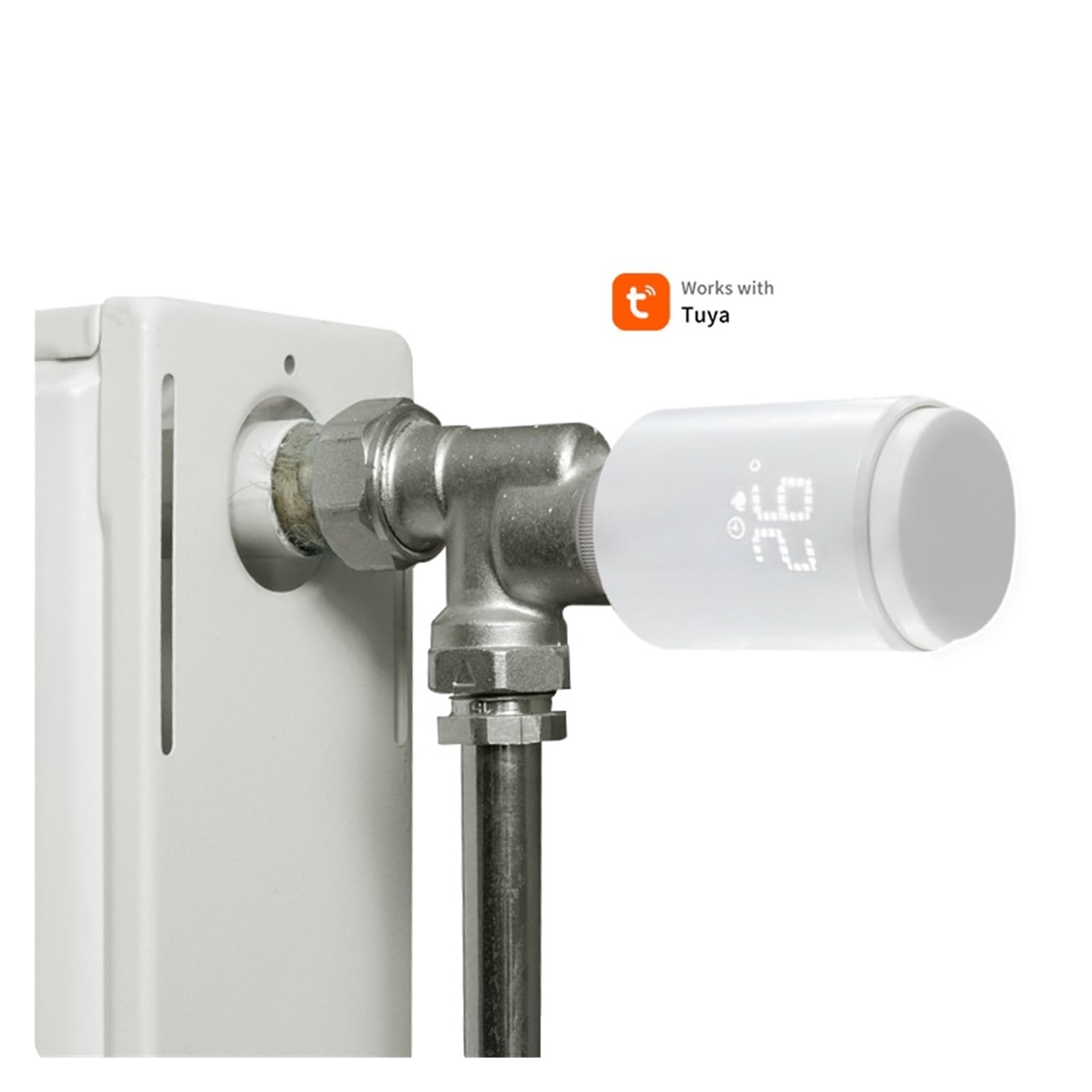 Inteligentny Dom Zigbee 3.0 Zawór Termostatyczny Termostat Grzejnikowy Regulator Temperatury Głos Informacja O ZgodnośCi(ME172 3PCS)