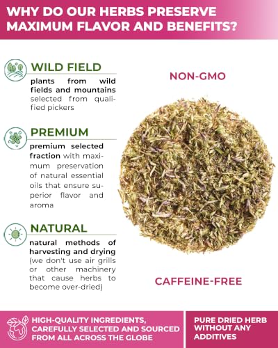 Image of 40 Bags Red Clover Herb Tea (Trifolium Pratense) - 40 Count 1.5g Herbal Bags Trebol Rojo