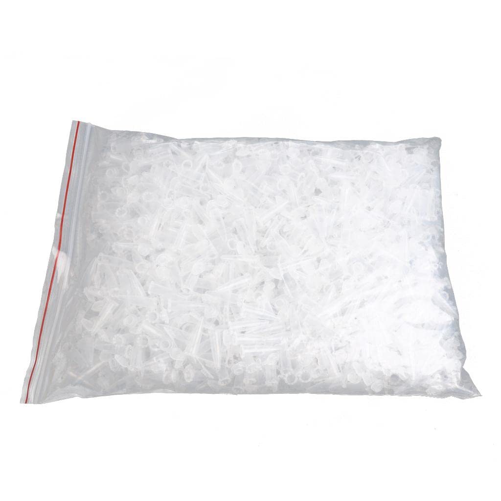 Jojomis Microlitri graduati microcentrifuga del polipropilene 0.5ML 1000x con