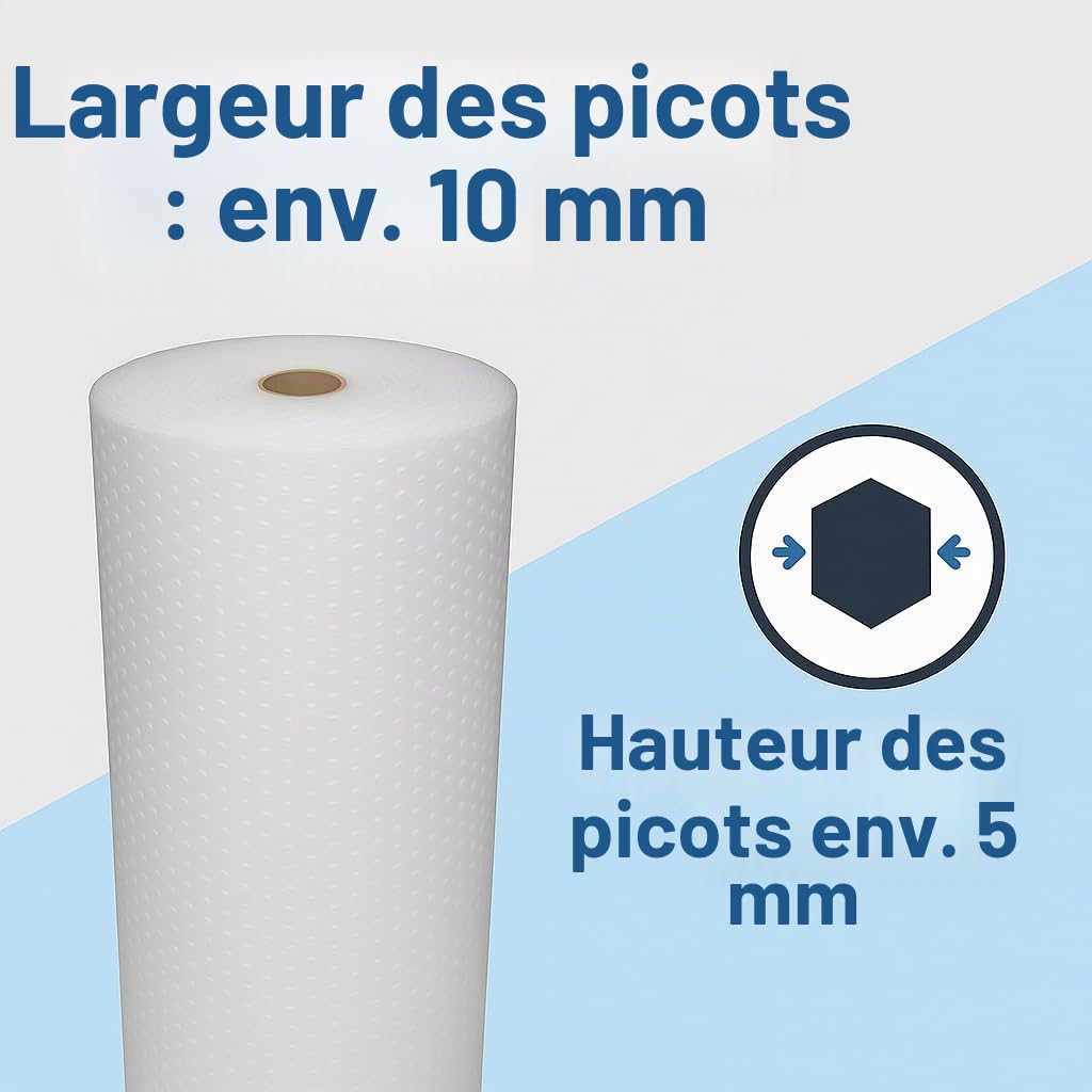 All4All 1 rouleau de film à bulles - 150 cm - Pour emballage, déménagement, déménagement