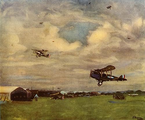 Peinture Murale un aérodrome par Sir Lavery Toile Abstraite Haute Définition
