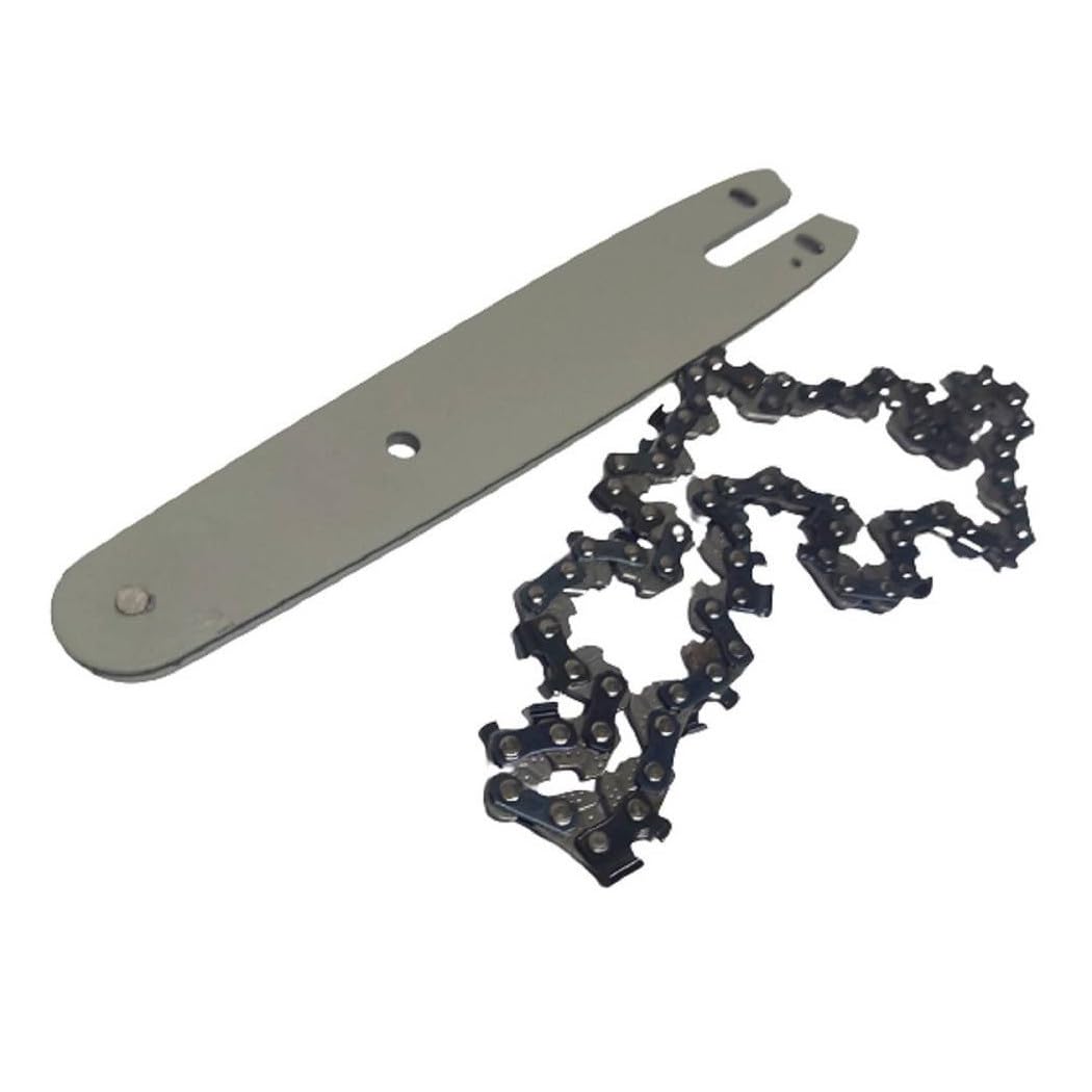 Trade Shop - Kit Barra + Catena 12" Ricambio da 12 Pollici per Mini Motosega A Batteria -