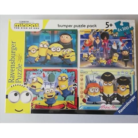 Ravensburger Minions Bumper Pack 4 Puzzles Cover