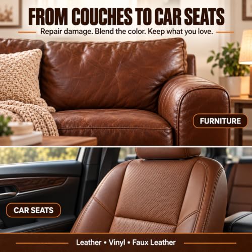 Brown Leather Repair Kit for Furniture
