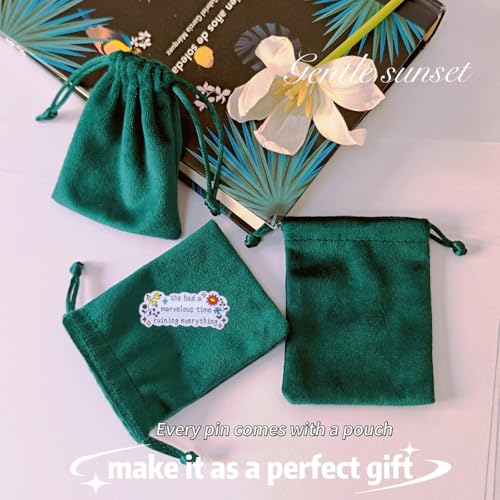 Image of Enamel Pin,She Had A Marvelous Time Ruining Everything Lapel Pin,Humorous Feminist Badge Gift For Girls Women Teens Friends Family DIY Decor Canvas Bag Backpack Lanyards Jacket Accessory