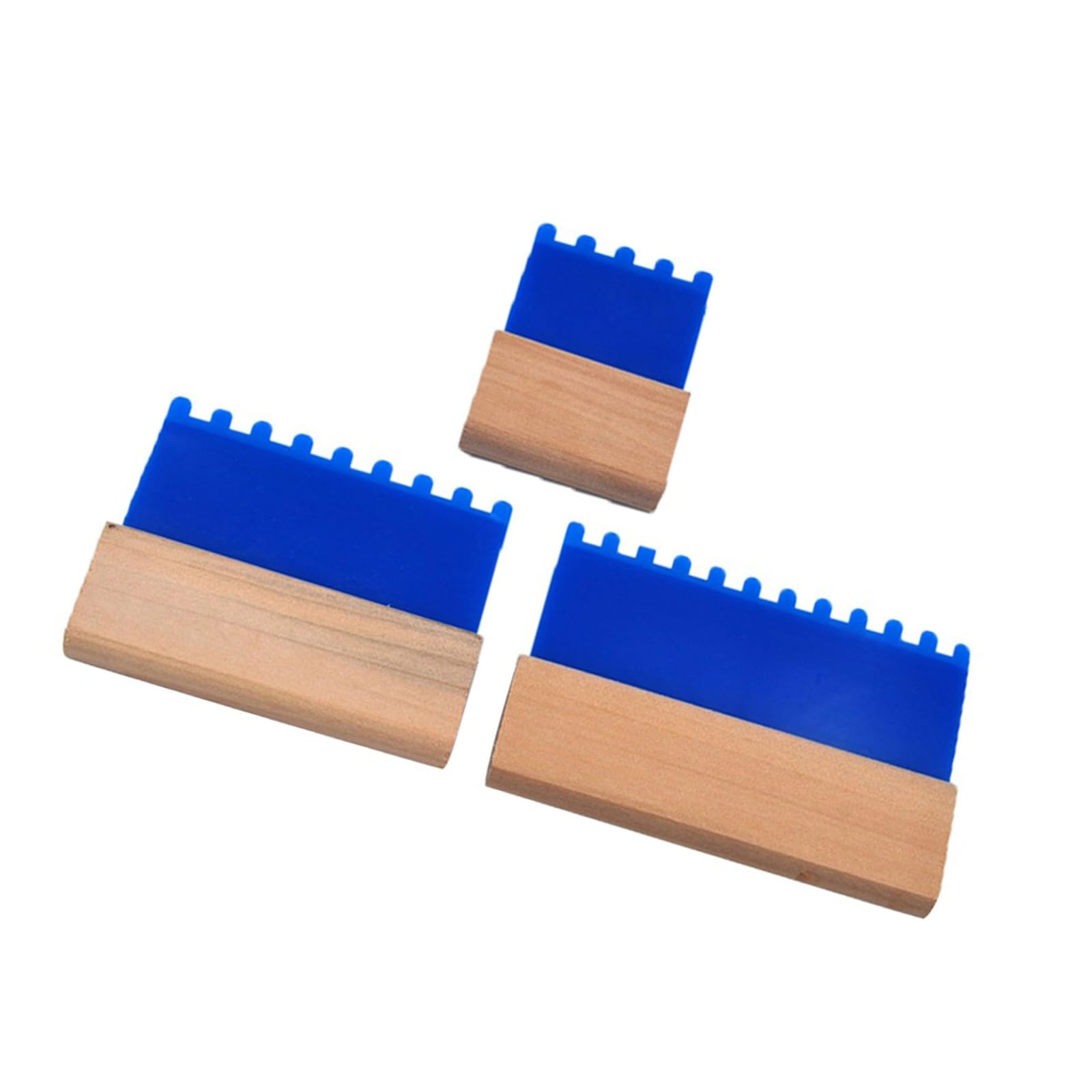 Xagmodshn 3Pcs Practical Texturing Scraper Set Portable Accessory For Craft And Professional Use Home Renovations Projects Texturing Scrapers
