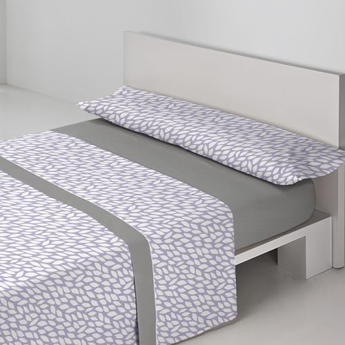 Sedalinne   Juego de Sabanas Termicas Llanes 3 Piezas   Cama 105x190 cm   Tejido Térmico Pirineo Suave   Incluye Bajera Ajustable, Encimera y Funda de Almohada   Sábanas de Invierno   Gris