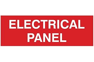 Fire Regulation Safety Compliance Electrical Panel Sign