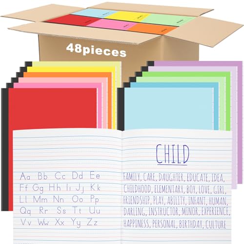 Carnet de composition primaire K-2 Henoyso avec réglure spéciale 3 lignes et 60 pages