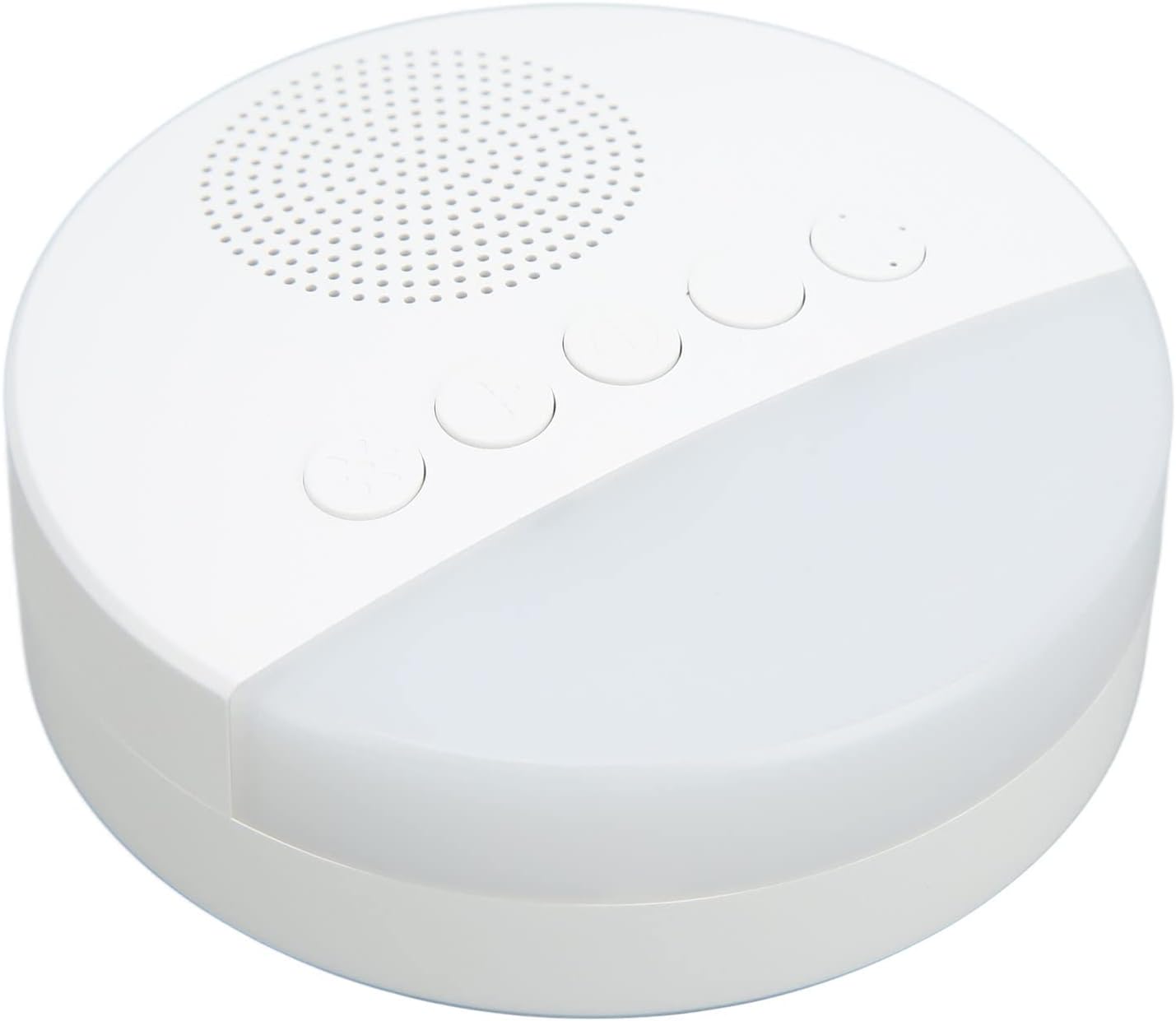 aqxreight White No Device 20 Music USB Rechargeable Sleep Sound Machine with Night Light