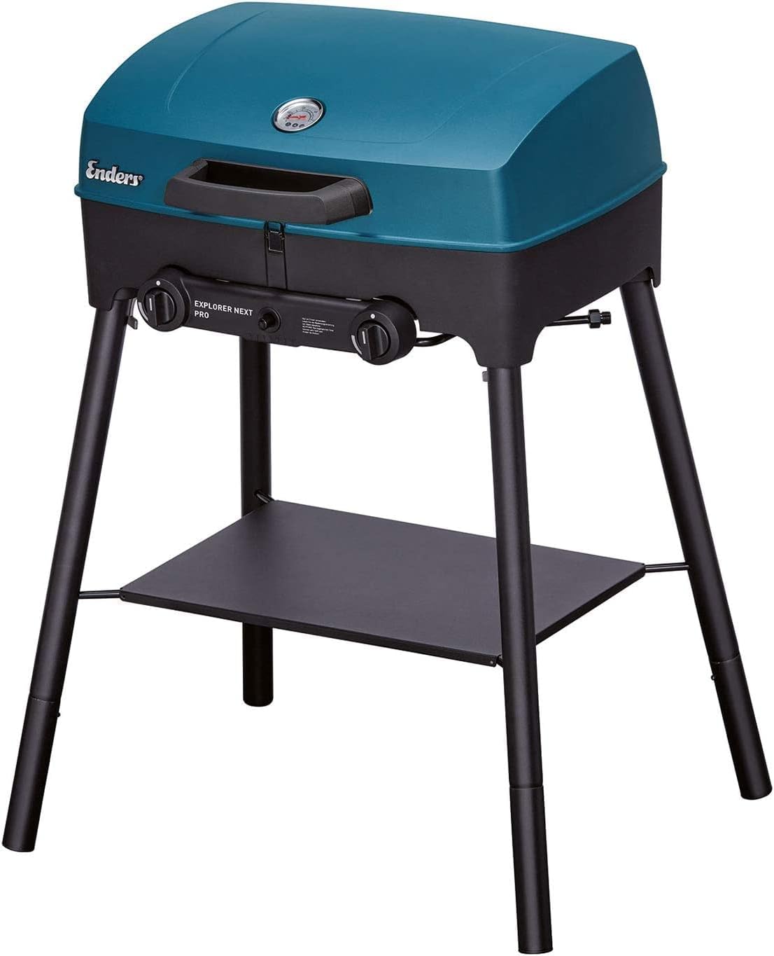 Enders Explorer Next Pro Griglia per barbecue - Coperchio Alluminio - Piccolo Portatile - Griglia a Gas da Campeggio, Esterno, Balcone, Giardino - Barbeque a gas con 3 Funzioni 2 Bruciatori #210233 Enders Explorer Next Pro Griglia per barbecue - Coperchio Alluminio - Piccolo Portatile - Griglia a Gas da Campeggio, Esterno, Balcone, Giardino - Barbeque a gas con 3 Funzioni 2 Bruciatori #210233