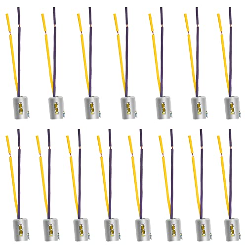 WMYCONGCONG 15 PCS 1156 Stecker Autolampe Draht Lampe Sockel Kabelbaum Stecker Stecker Pigtail Adapter für Truck Light LED
