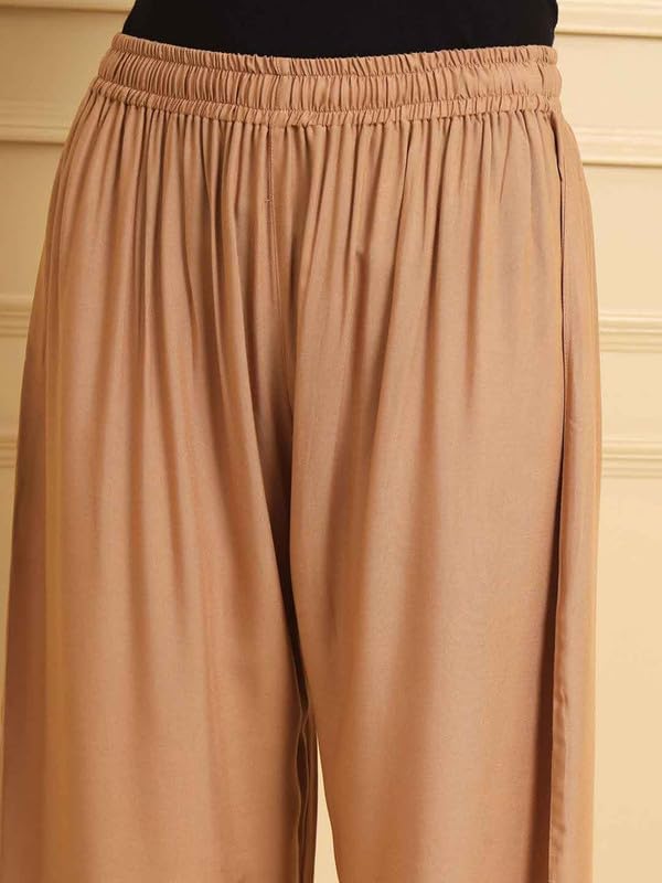 Image of Soft Colors Women Regular Fit Pocket Palazzo