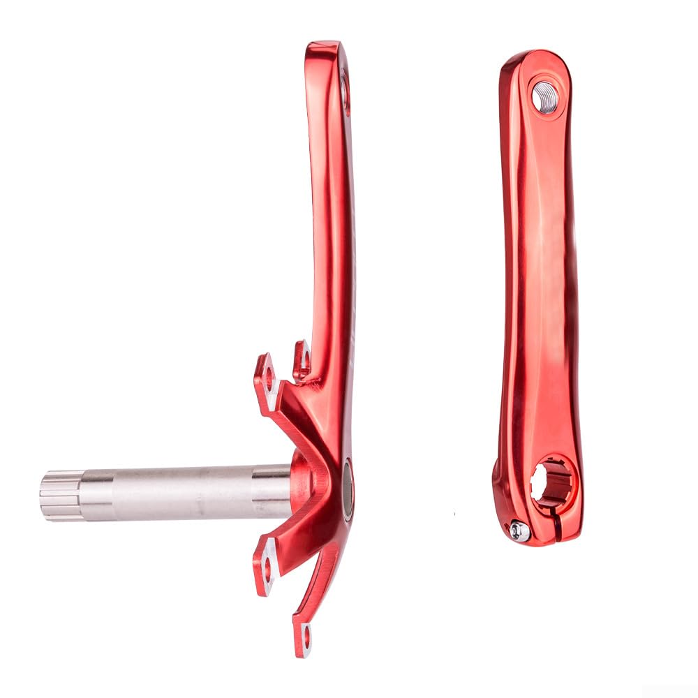 per hollowtech Guarnitura 170mm 130BCD Lega di Alluminio per hollowtech | Design cavo integrato, lega di alluminio leggera, maggiore durata, lunghezza 170 mm, leva ottimale