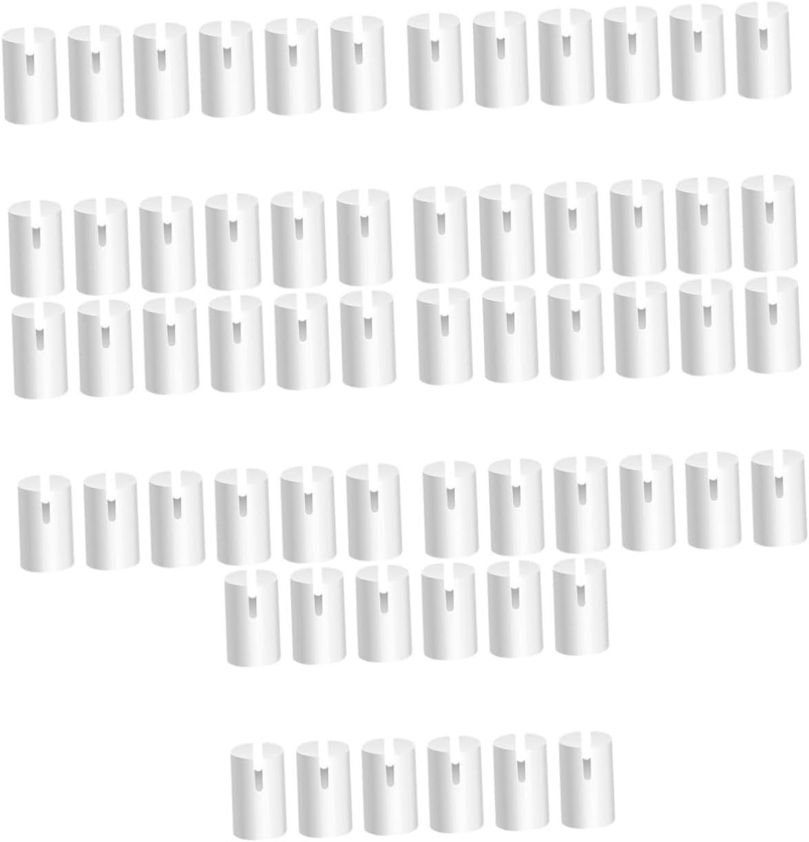 UPKOCH 60pcs Cattle Bone Banjo Nut Replacement Slotted Music Accessories for Enhanced Tone and Durability for Banjo Players and Luthiers